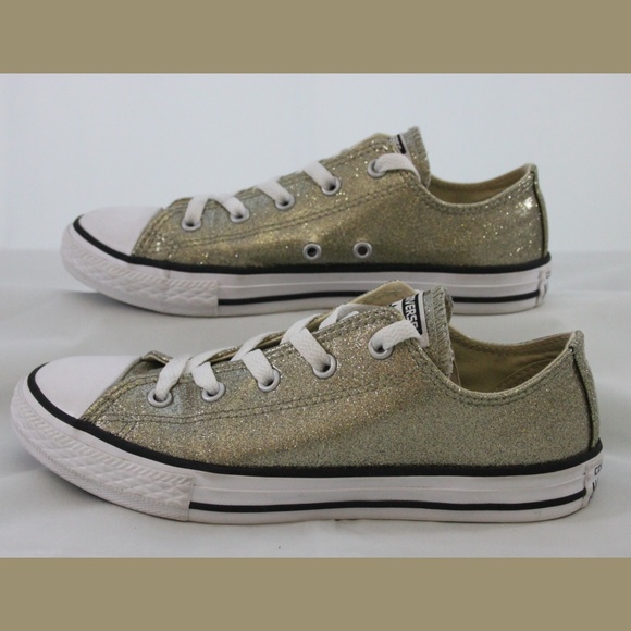 kids gold converse